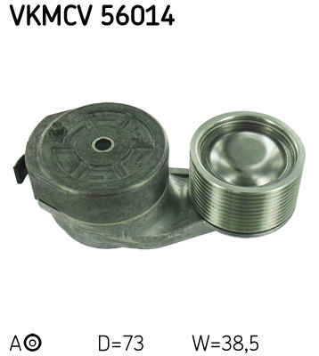 Belt Tensioner, V-ribbed belt - VKMCV 56014 SKF